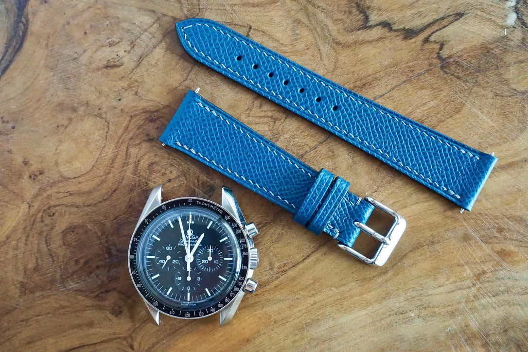 Legion blue Epsom watch strap