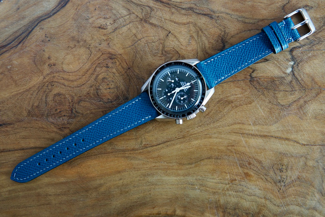 Legion blue Epsom watch strap