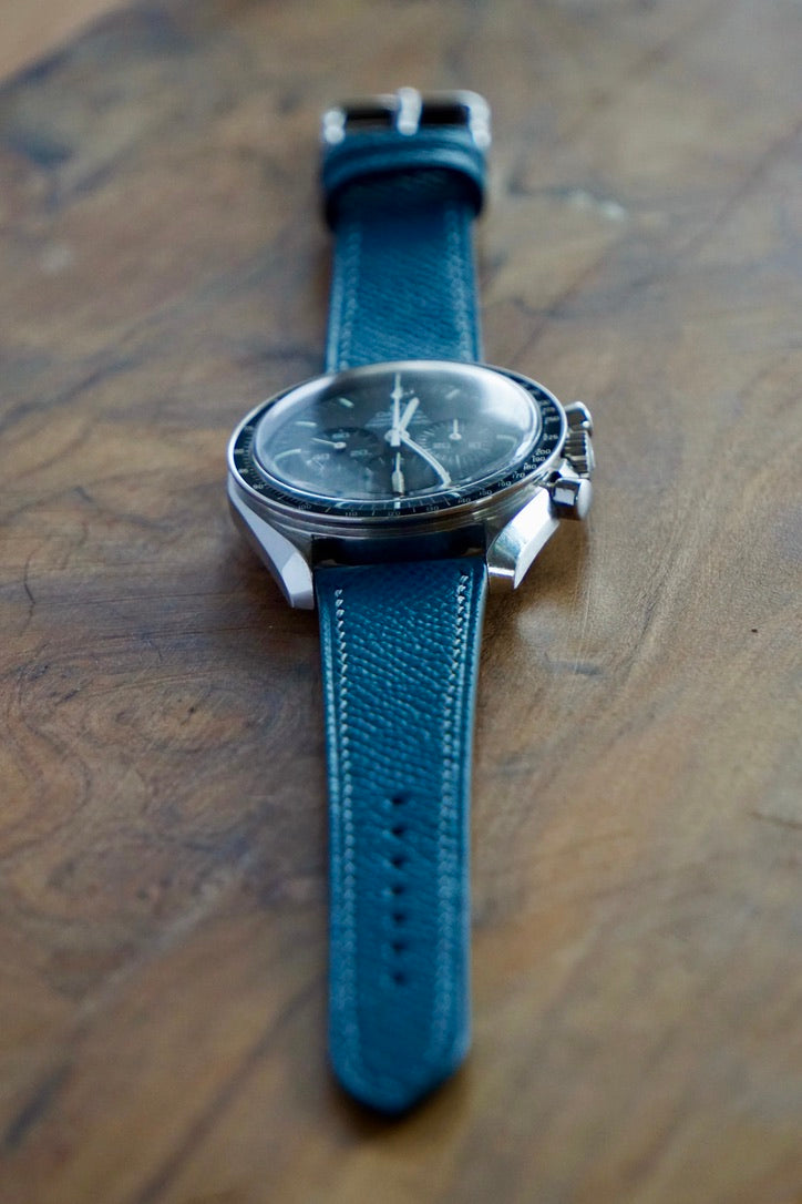 Legion blue Epsom watch strap
