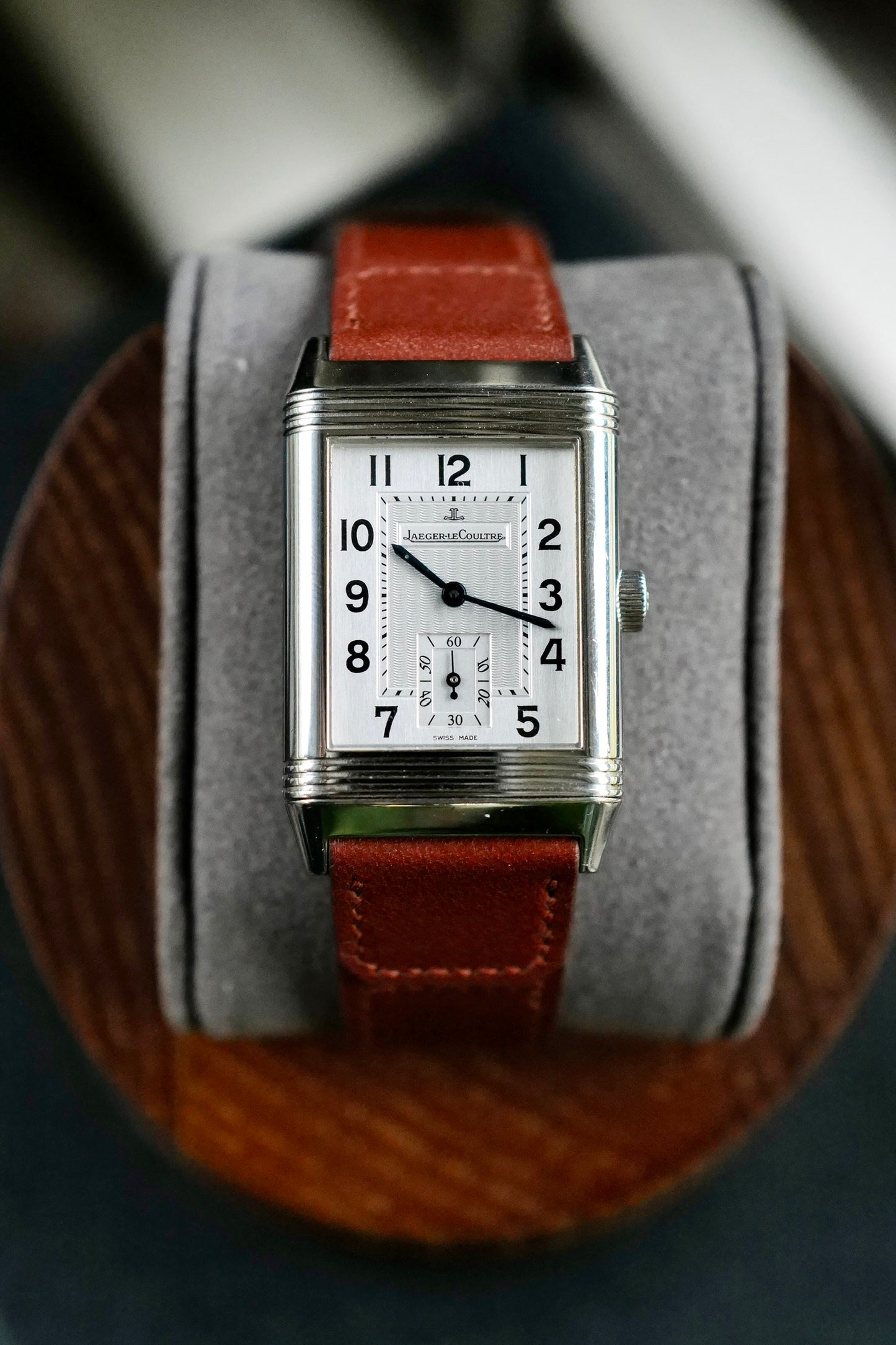 Reverso style strap in fauve baranil leather