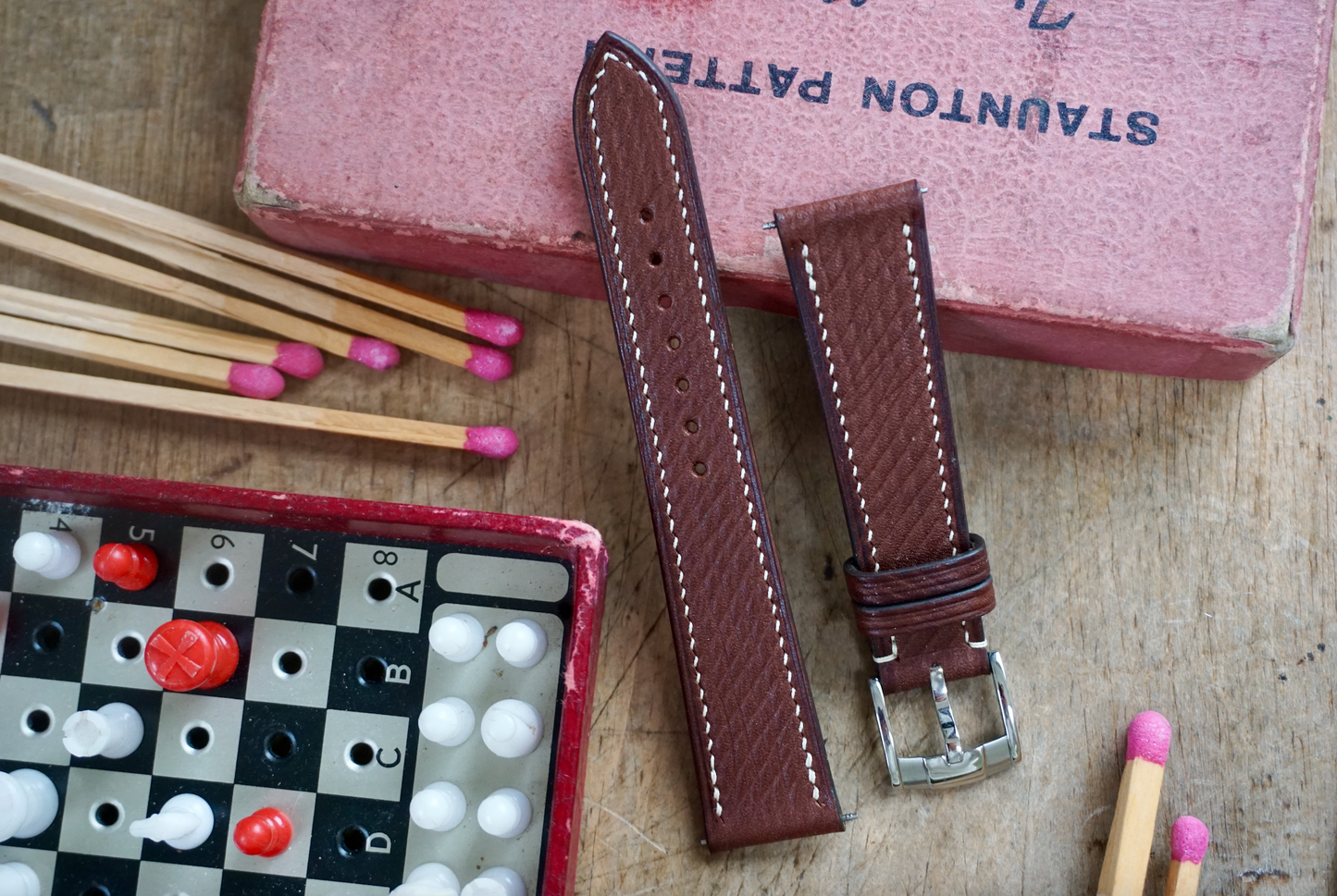 J&FJ Baker Russian calf watch strap- handmade