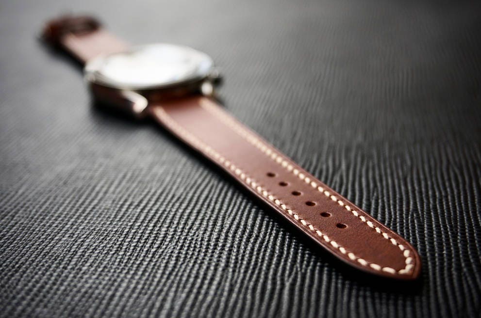 Brown Buttero watch strap