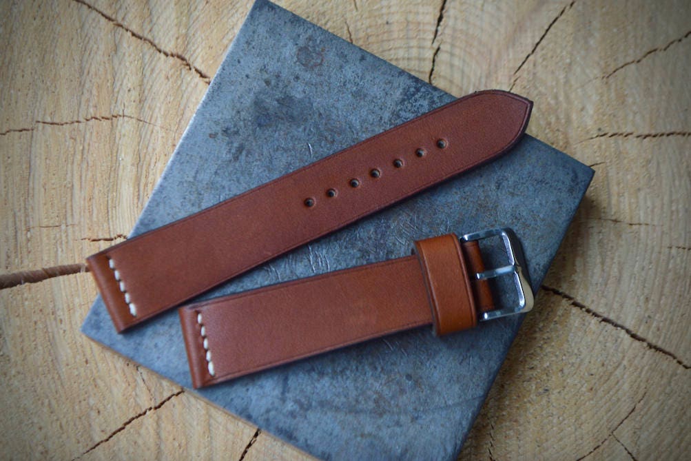 Two stitch suportlo watch strap