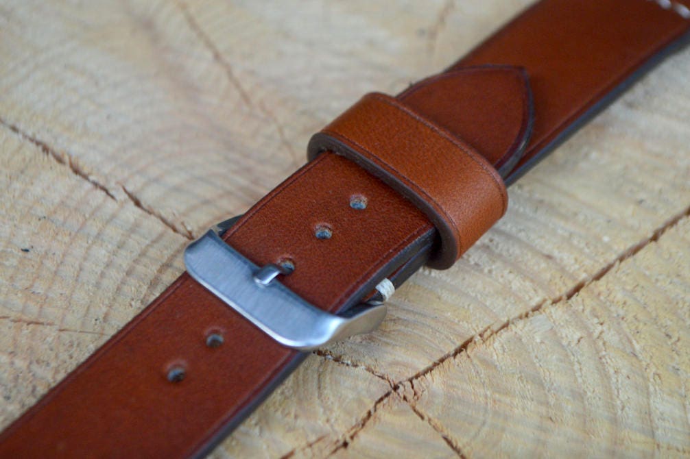 Two stitch suportlo watch strap