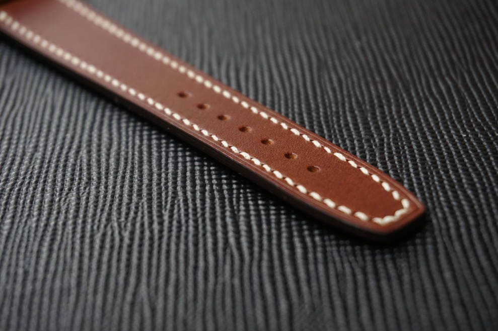 Italian Buttero with square end watch strap
