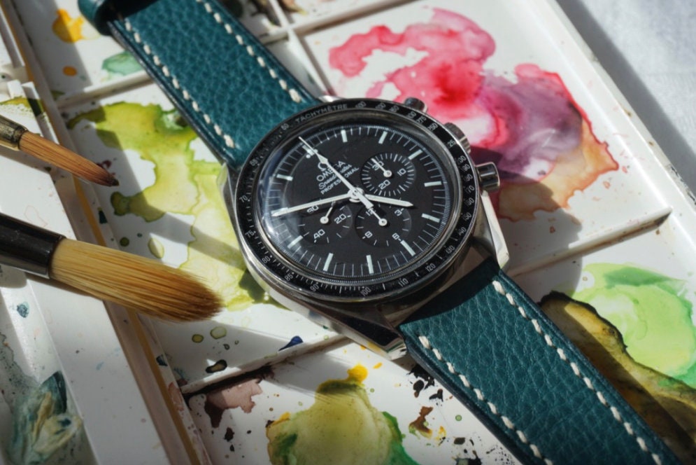 Ortensia in Minerva box watch strap