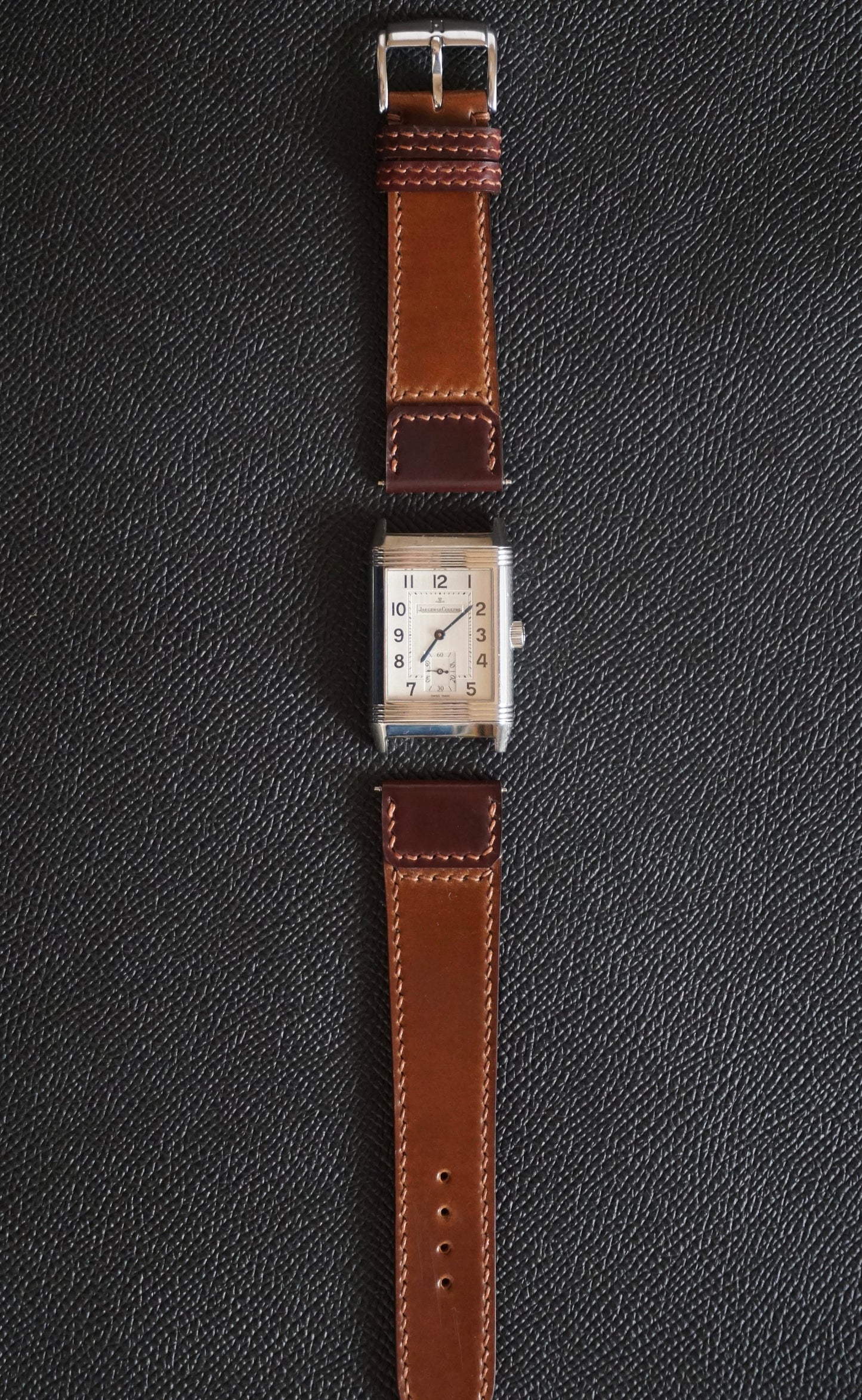 Two tone Reverso style watch strap