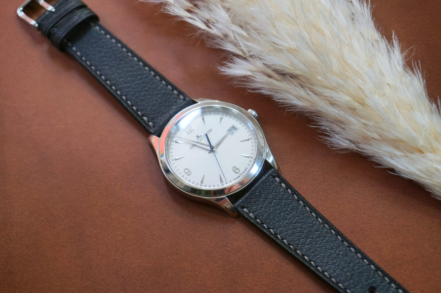 Black Chevre Sully watch strap