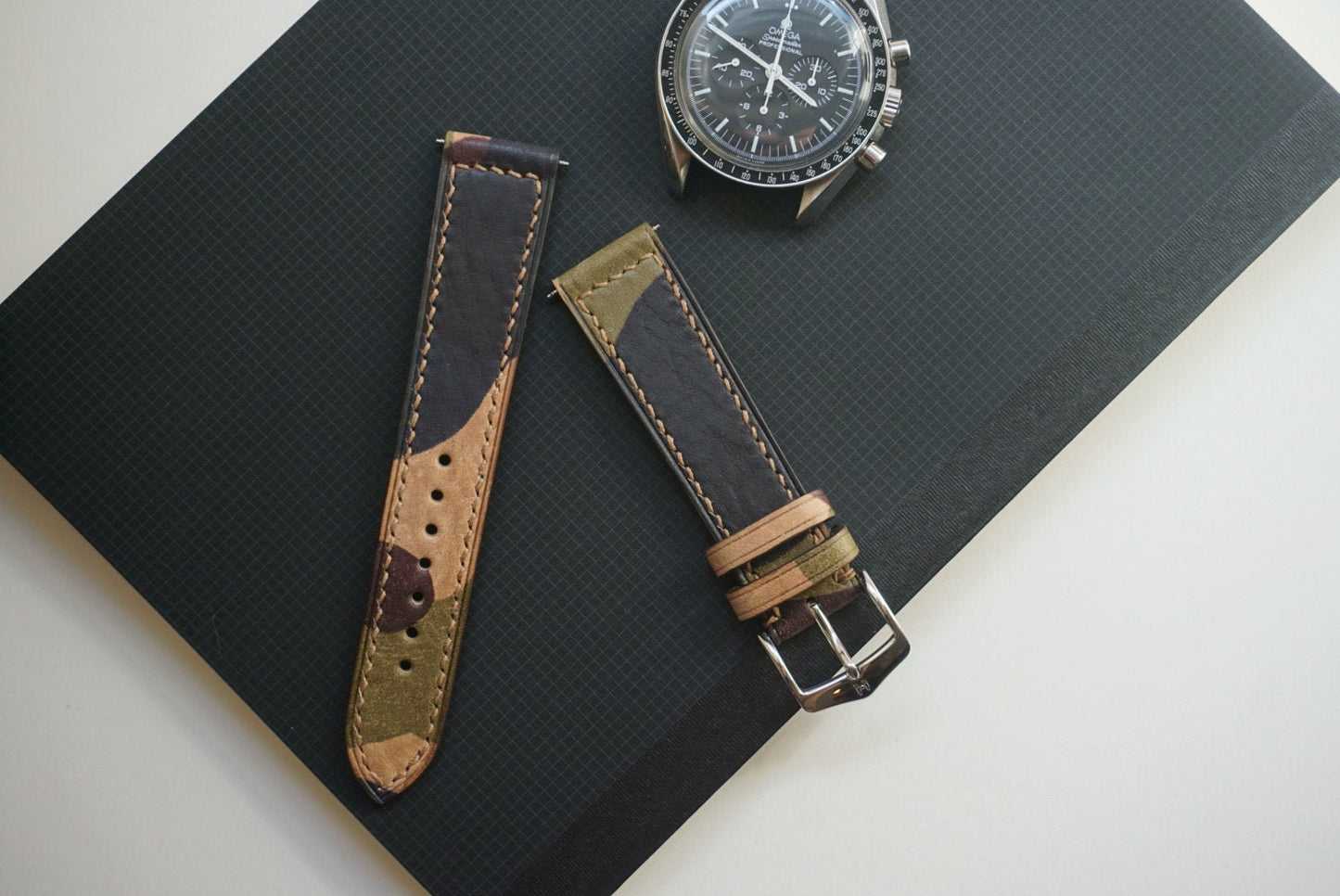 Camouflage watch strap
