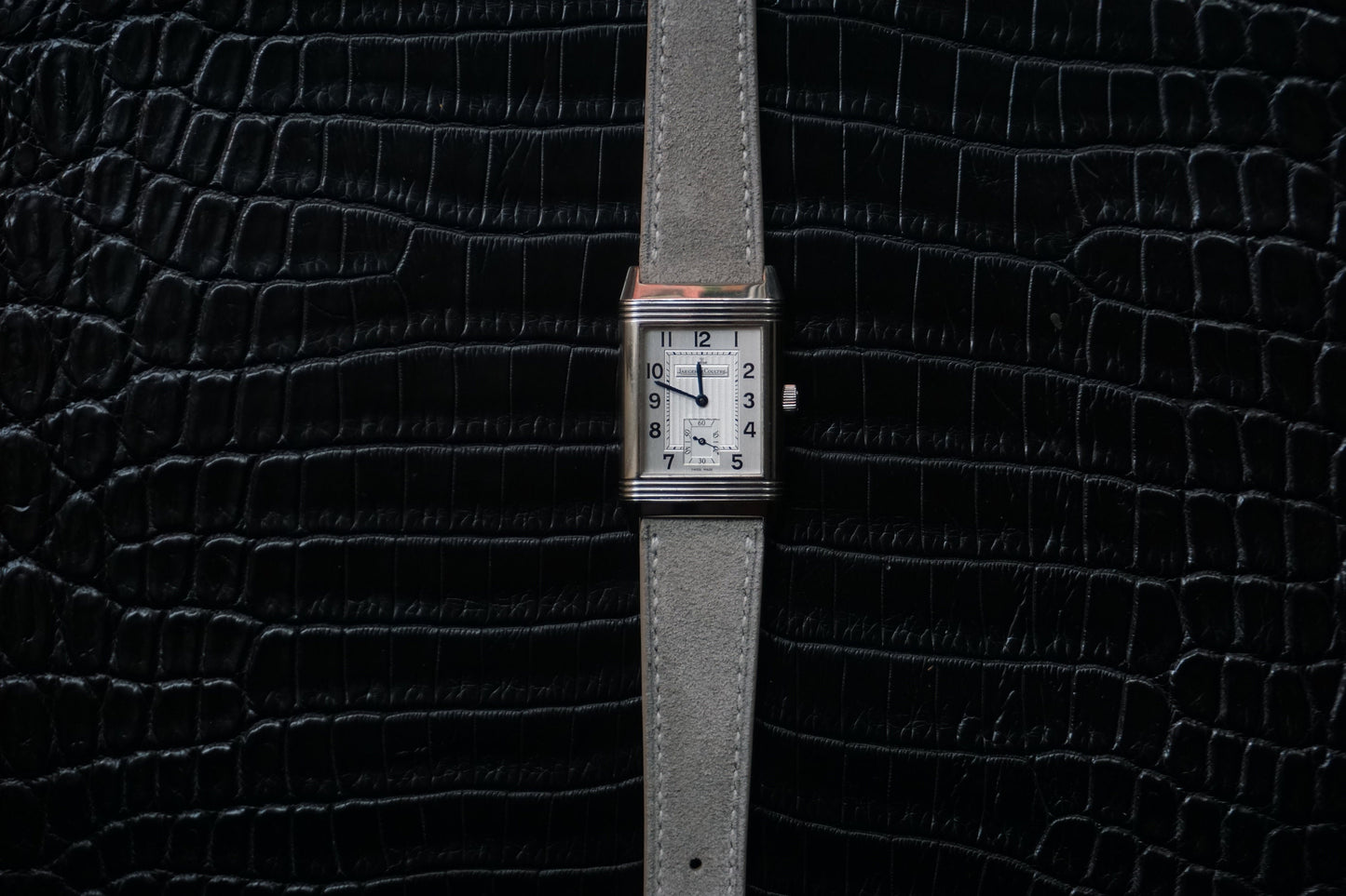 Grey Italian Suede watch strap