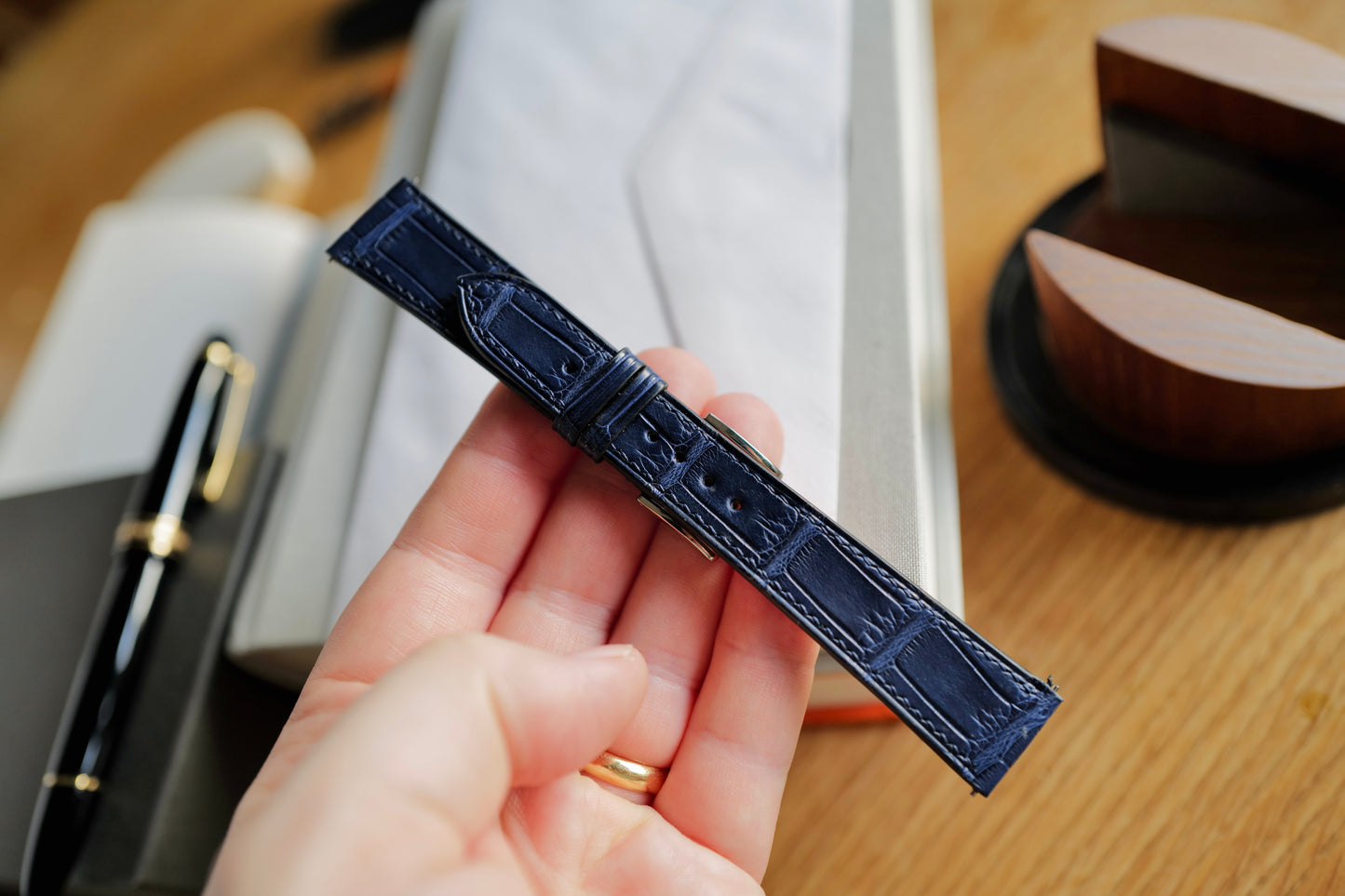 Royal Blue Croc strap