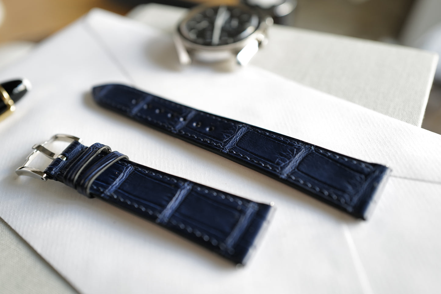 Royal Blue Croc strap