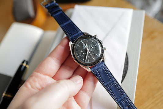 Royal Blue Croc strap