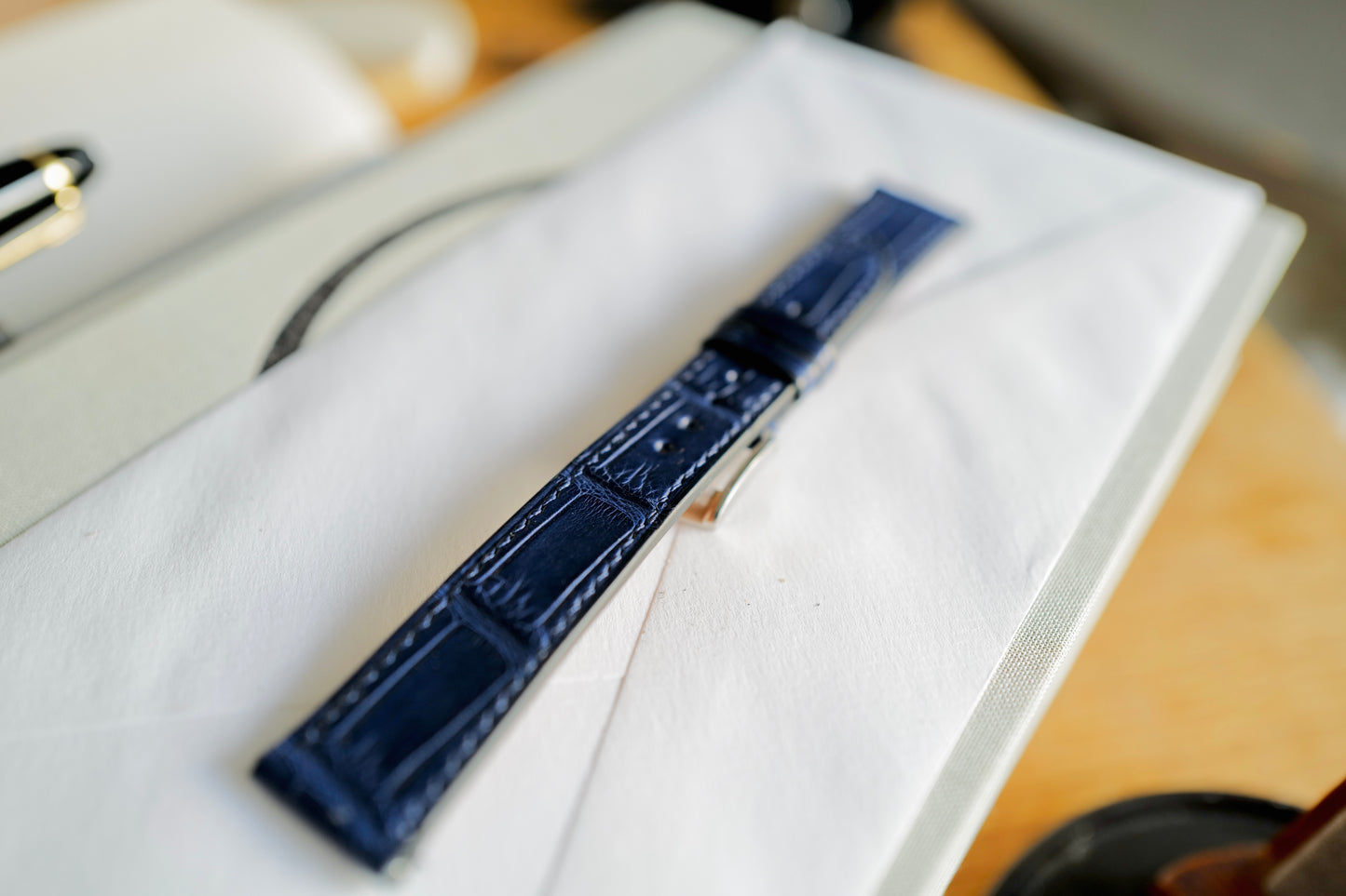 Royal Blue Croc strap