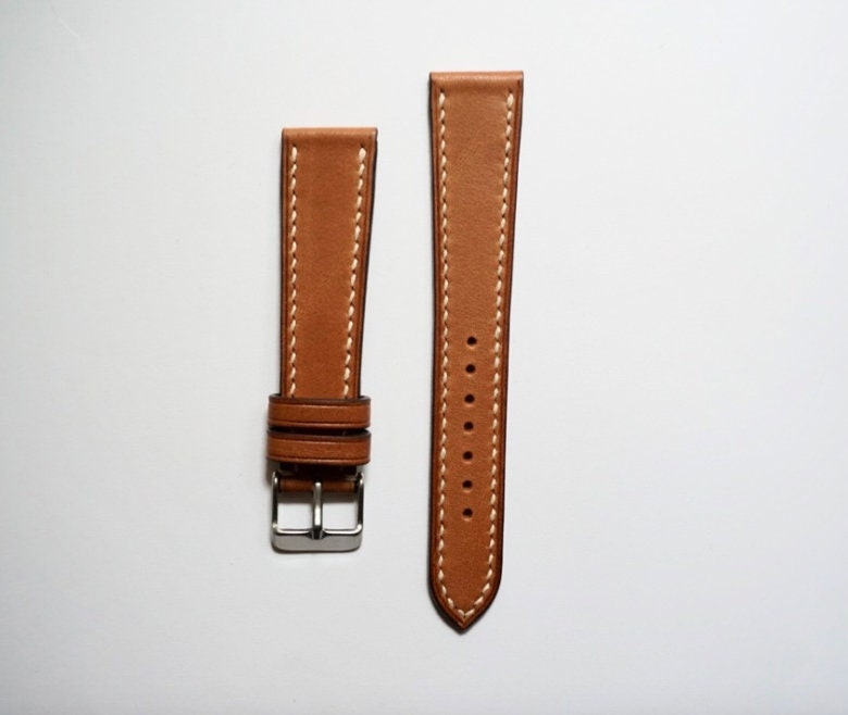 Baranil/ Barenia leather watch strap