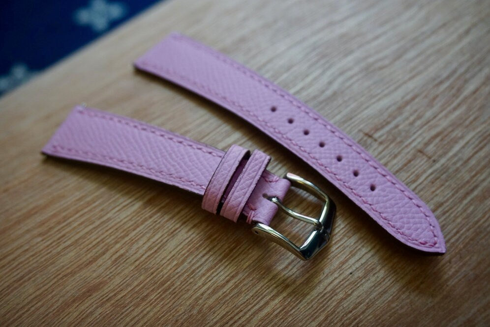 Epsom in Pink watch strap