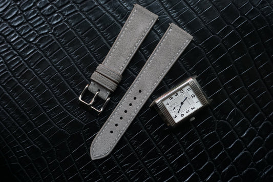 Grey Italian Suede watch strap